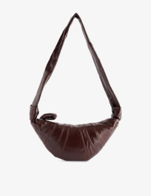 Small Croissant Leather Shoulder Bag | Selfridges