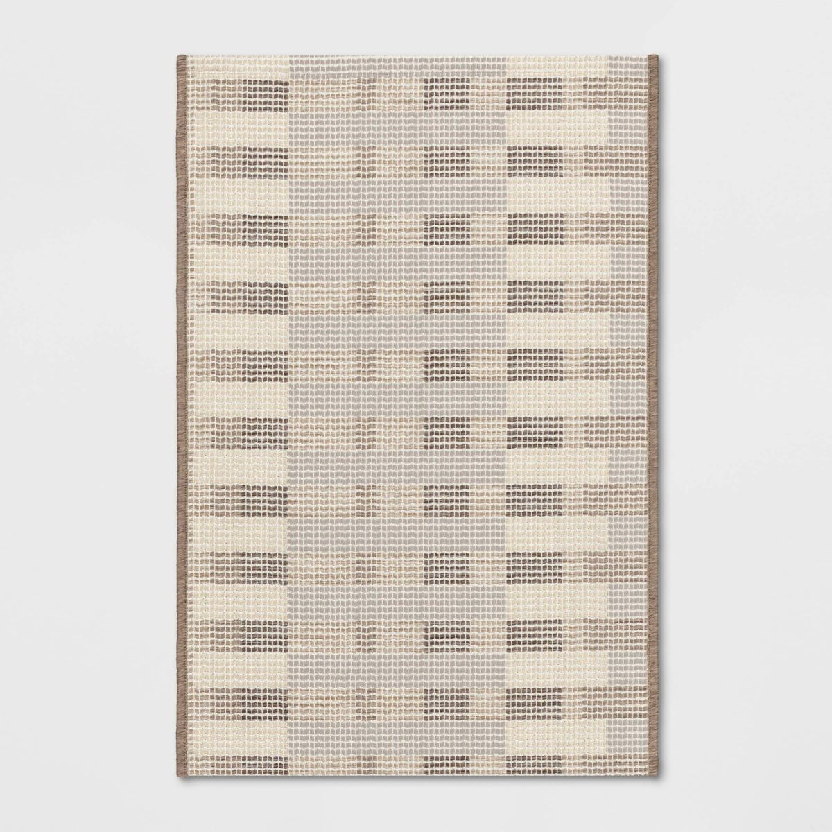 Beachside Grid Outdoor Rug Naturals – Threshold™ designed with Studio McGee | Target