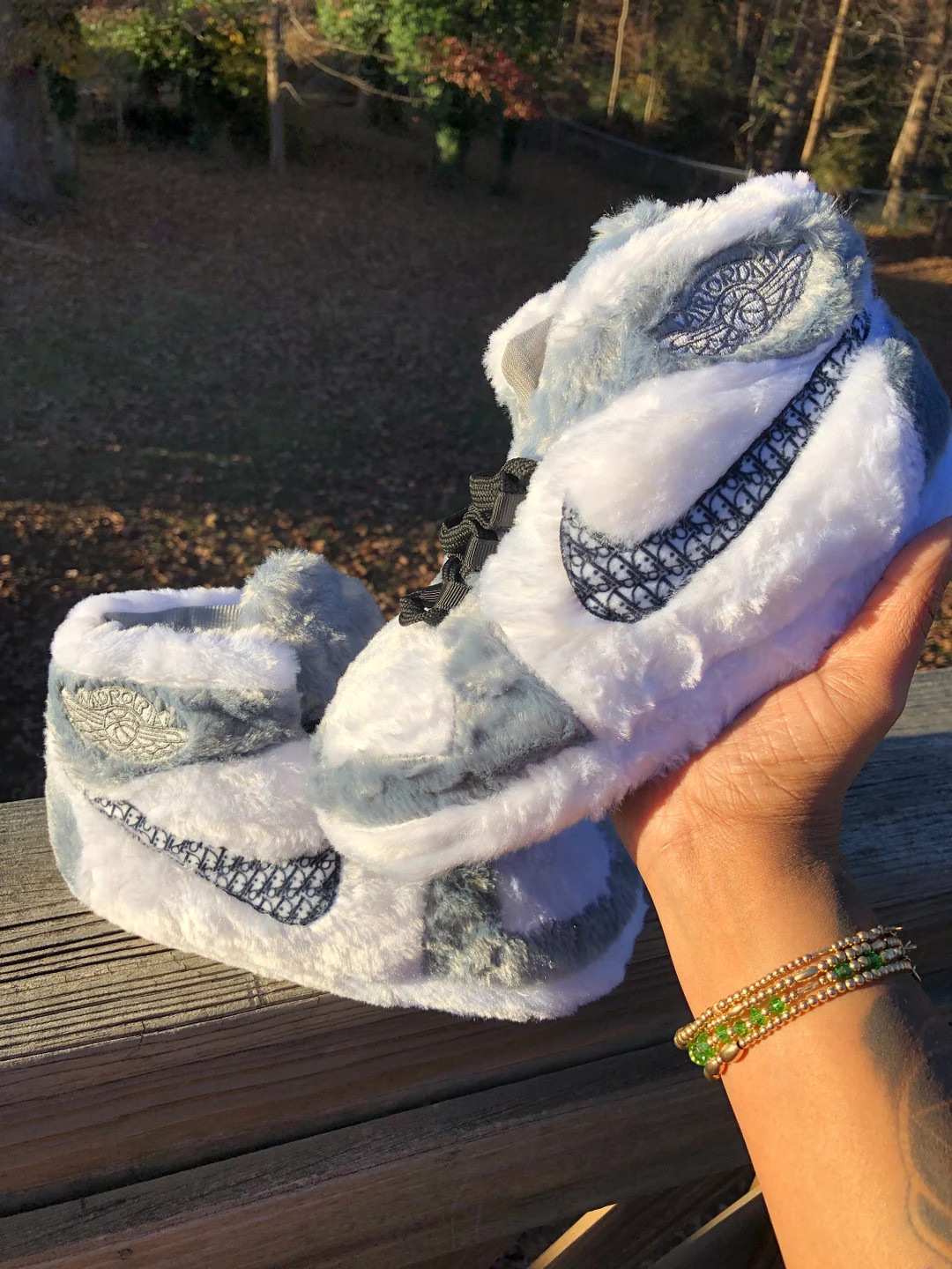 LIL KID SIZE Plush Sneaker Slippers, Unisex, New Popular Styles, Oversized Slippers, Fluffy Fun S... | Etsy (US)