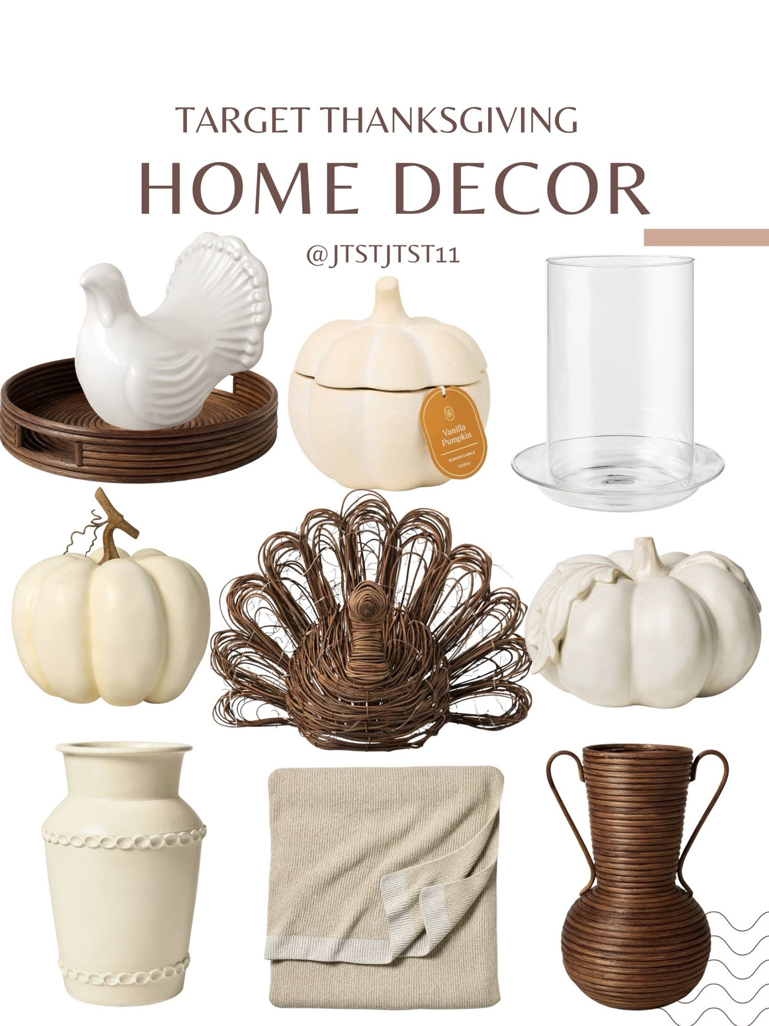 Target has beautiful and affordable Thanksgiving decor for your family dinner and get together this year.

@Target 

#LTKSeasonal #LTKOver40 #LTKSaleAlert #LTKfoodie #LTKU #LTKHome