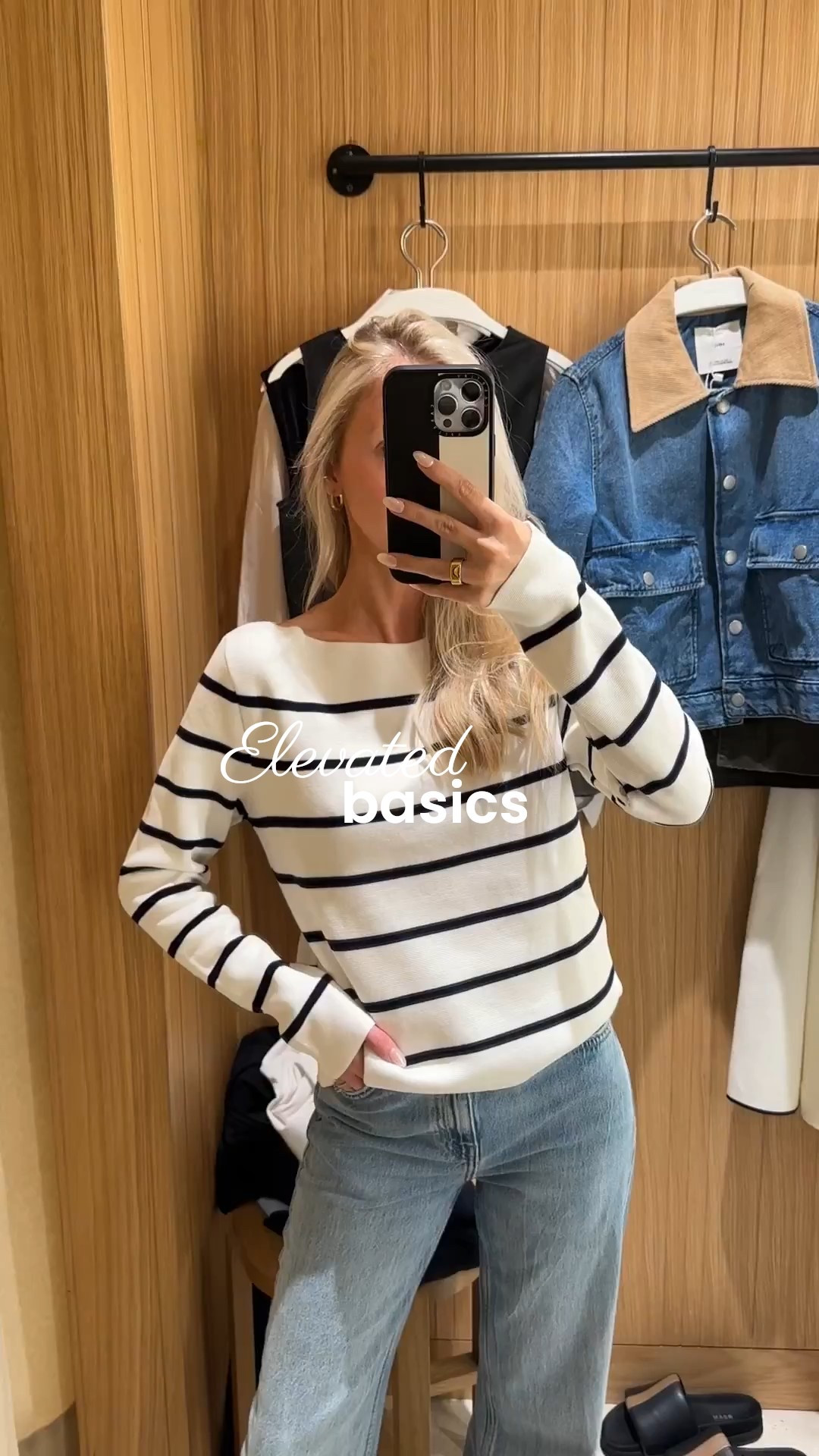 this neckline is so flattering! love the classic stripes 

wearing a size small for a slightly oversized look

#LTKFindsUnder100 #LTKWorkwear #LTKFallSale