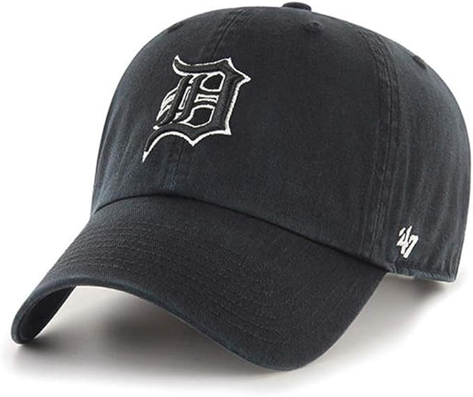 DETROIT TIGERS BW '47 CLEAN UP OSF / BLACK / A | Amazon (US)