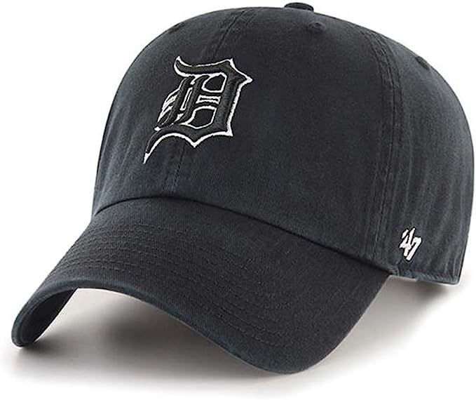 DETROIT TIGERS BW '47 CLEAN UP OSF / BLACK / A | Amazon (US)