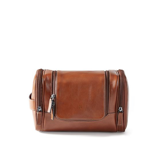 Graham Leather Hanging Toiletry Bag | Mark and Graham