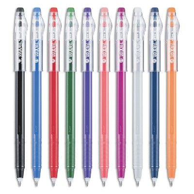 Pilot FriXion ColorSticks Erasable Gel Ink Pens Assorted 0.7 mm 10/Pack 32454 | Target