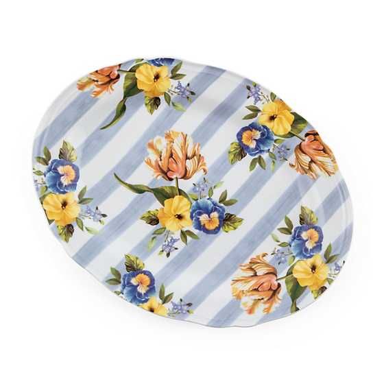 Wildflowers Serving Platter - Blue | MacKenzie-Childs