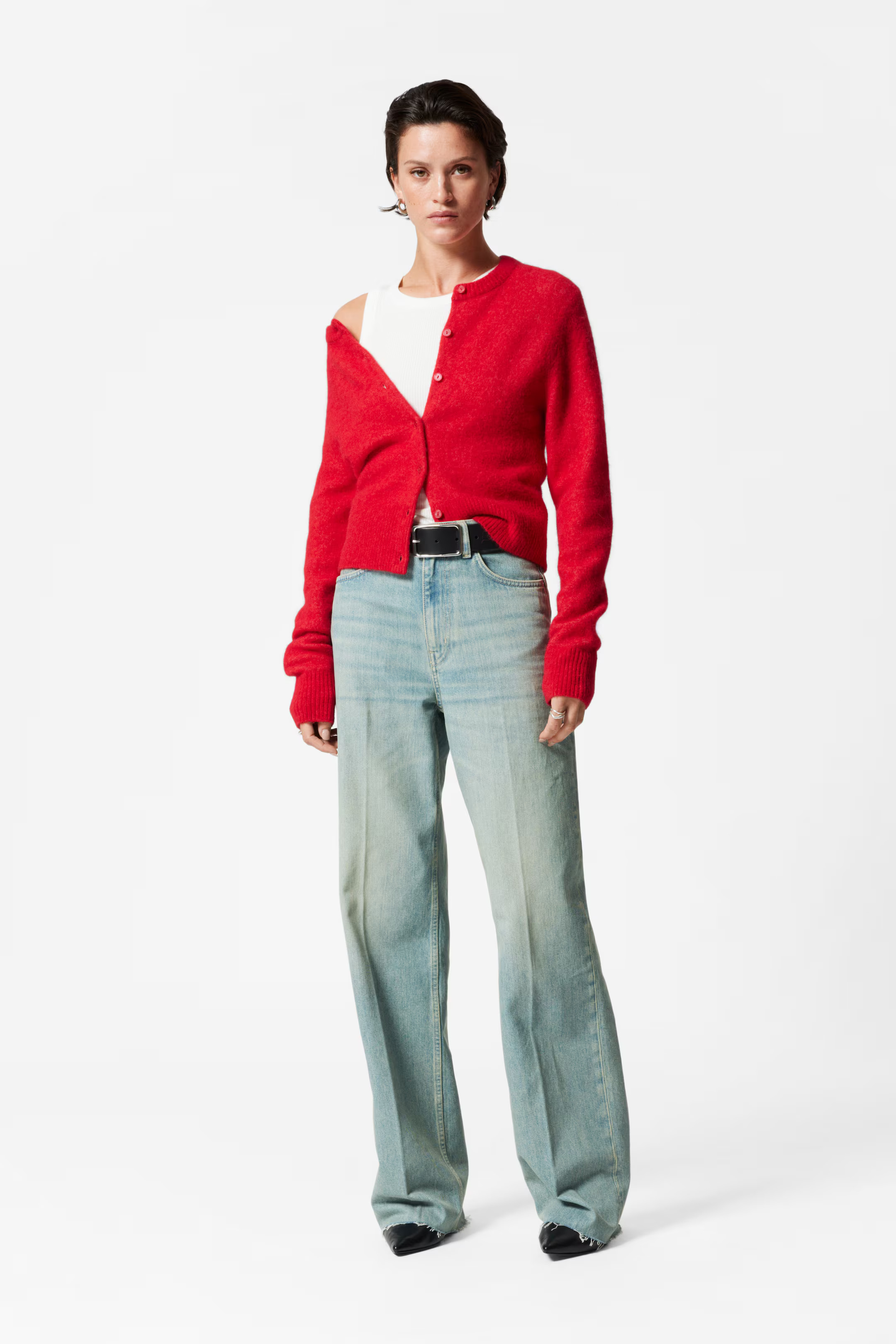 Gebreid vest in alpacawolmix | H&M (DE, AT, CH, NL, FI)