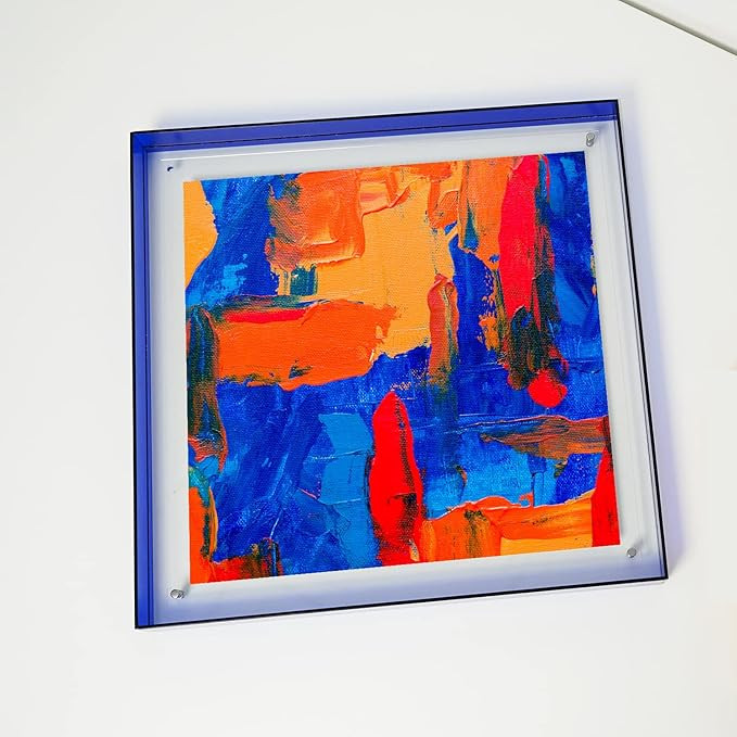 FANTAC picture frames 25cmx25cm clear and transparent colored acrylic frame wall mounted or table... | Amazon (US)