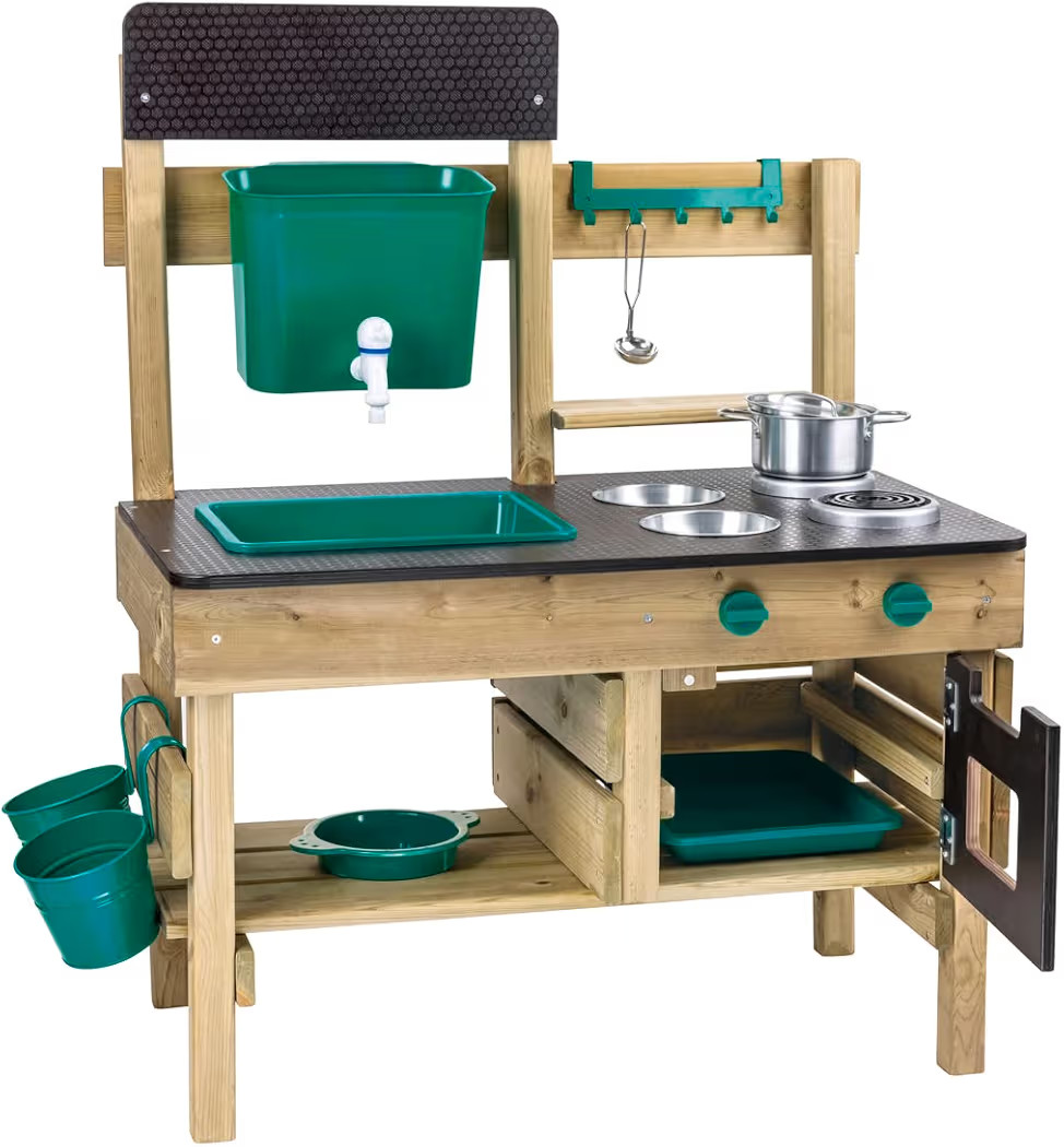 Hape Outdoor Kitchen Mud Kitchen Wooden Toy Playset for Children Ages 3+ Years | Amazon (US)