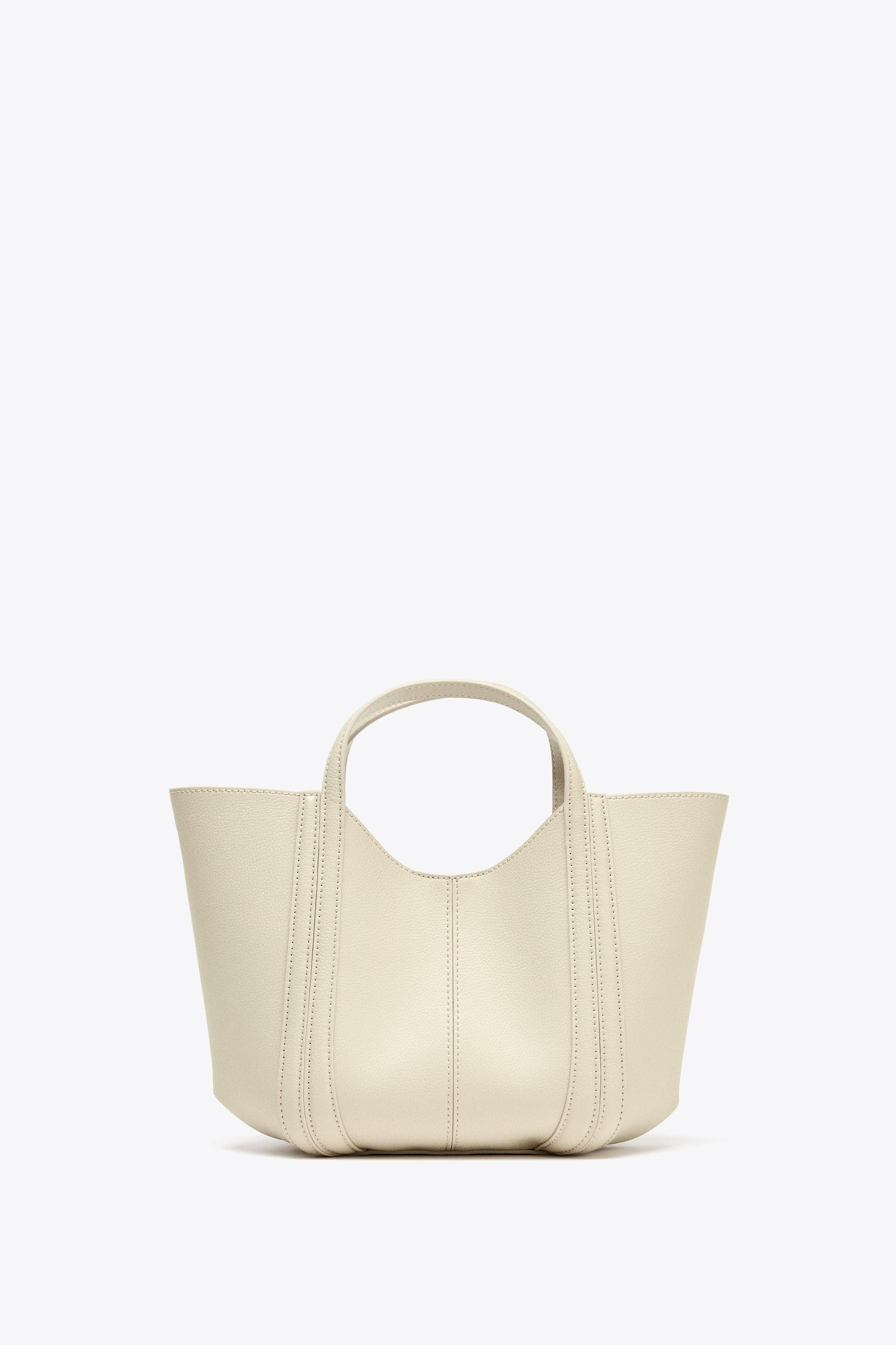 MINI CITY BAG WITH TOPSTITCHING | Zara UK