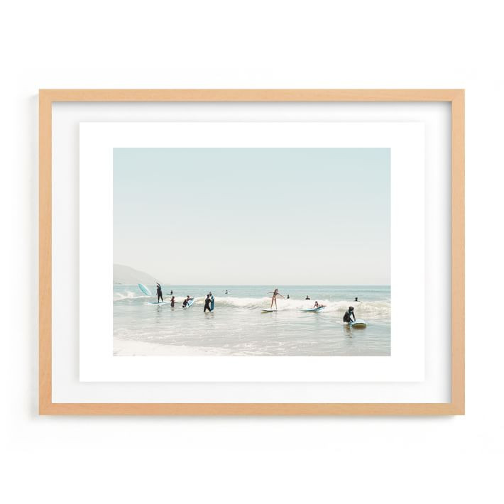 Surf School Framed Wall Art by Minted for West Elm | West Elm (US)