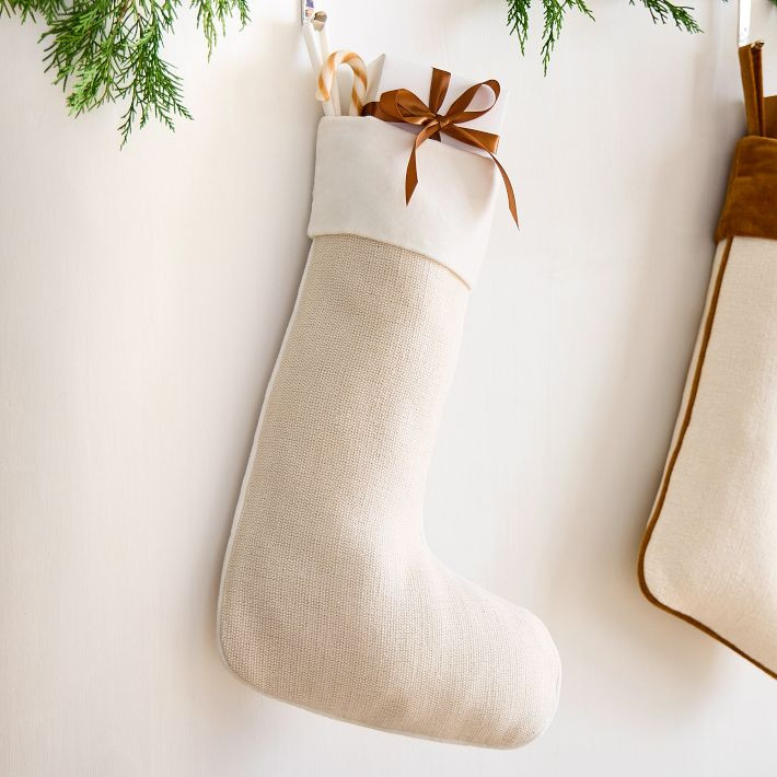 Cotton Jute Velvet Stockings | West Elm (US)