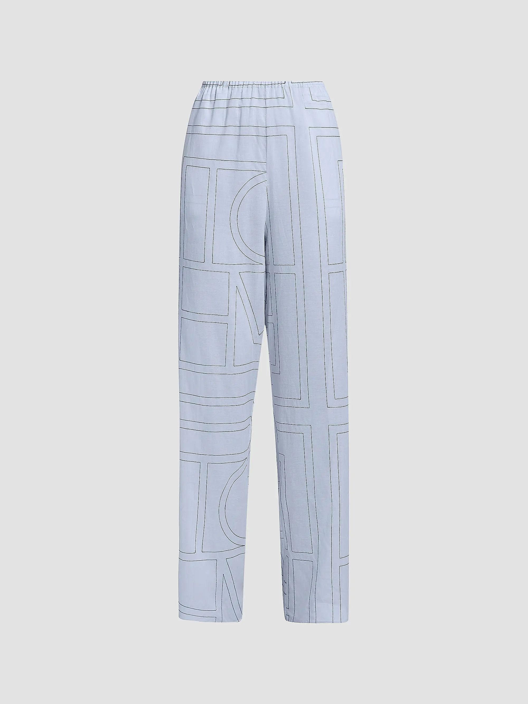 Monogram Cotton-Blend Pajama Pants | Saks Fifth Avenue