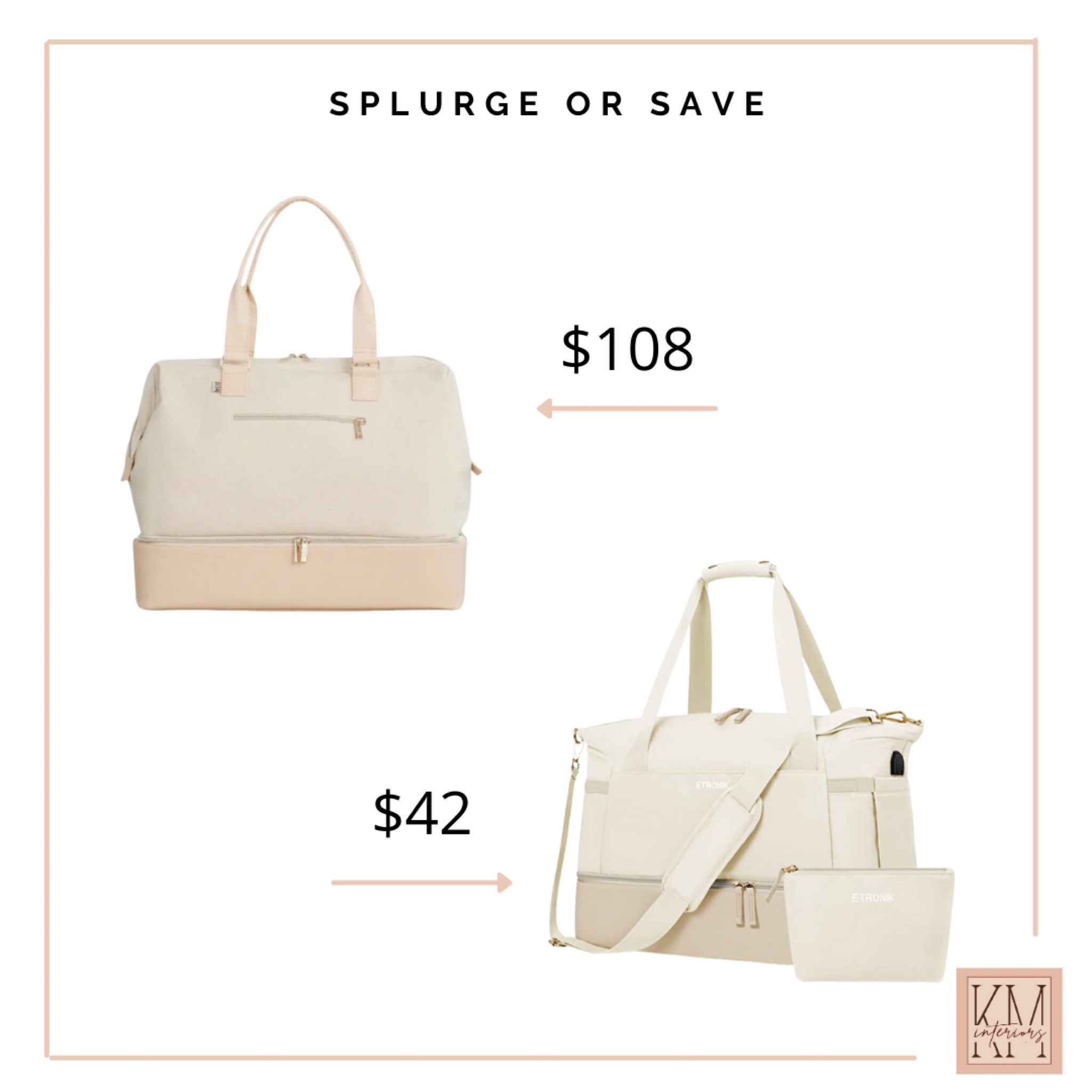 Splurge or save. Beis bag dupe

#LTKstyletip #LTKGiftGuide #LTKFind