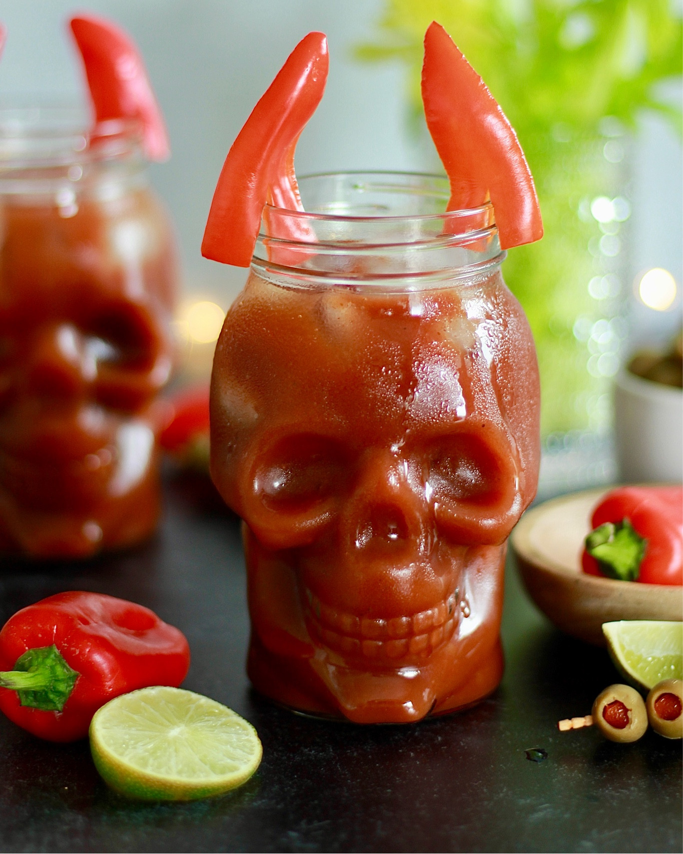 Looking for a fun idea for a Halloween cocktail? Look no further than a Bloody Mary in skull glasses! 

#LTKfindsunder50 #LTKHalloween #LTKparties