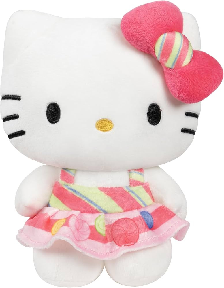 Jazwares Hello Kitty and Friends - 8-Inch Hello Kitty Candy Wonderland Plush - Officially License... | Amazon (US)