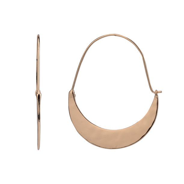 Gold Half Moon Earing - Walmart.com | Walmart (US)