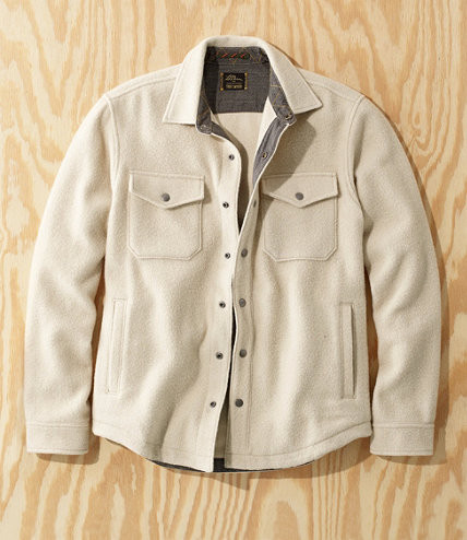 Men's L.L.Bean x Todd Snyder Wool Shirt Jacket | L.L. Bean