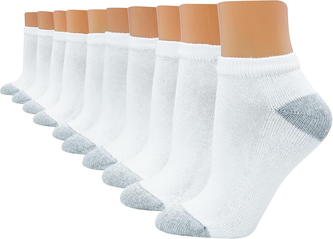 Hanes Women's 10-Pair Value Pack Low Cut Socks | Amazon (US)