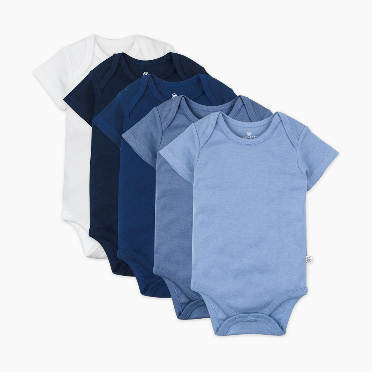5-Pack Organic Cotton Short Sleeve Bodysuits | Babylist