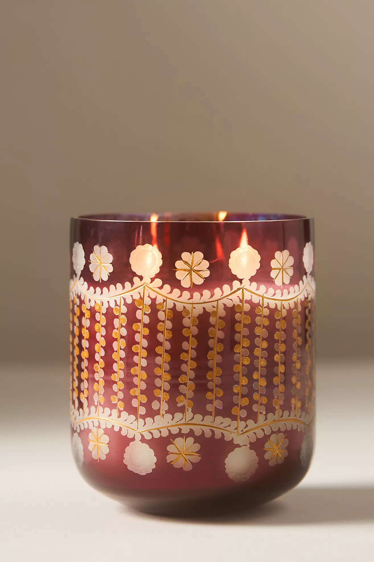 Fana Woody Fresh Balsam & Cedarwood Glass Candle | Anthropologie (US)