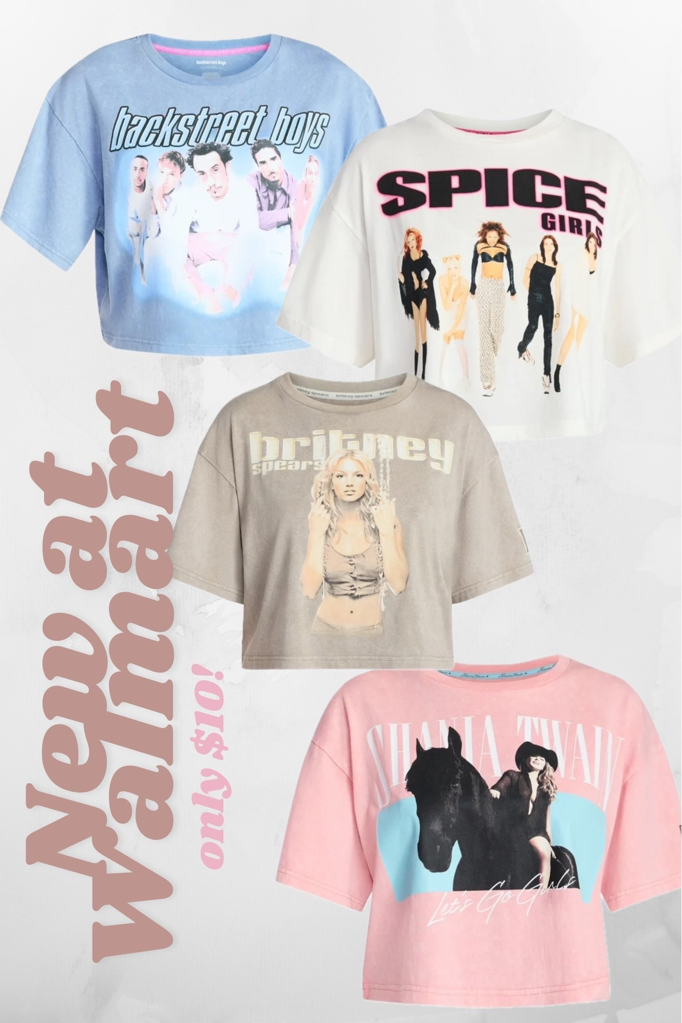 Loving these new $10 cropped graphic tees at Walmart! These are so cute with leggings, denim and biker shorts! 