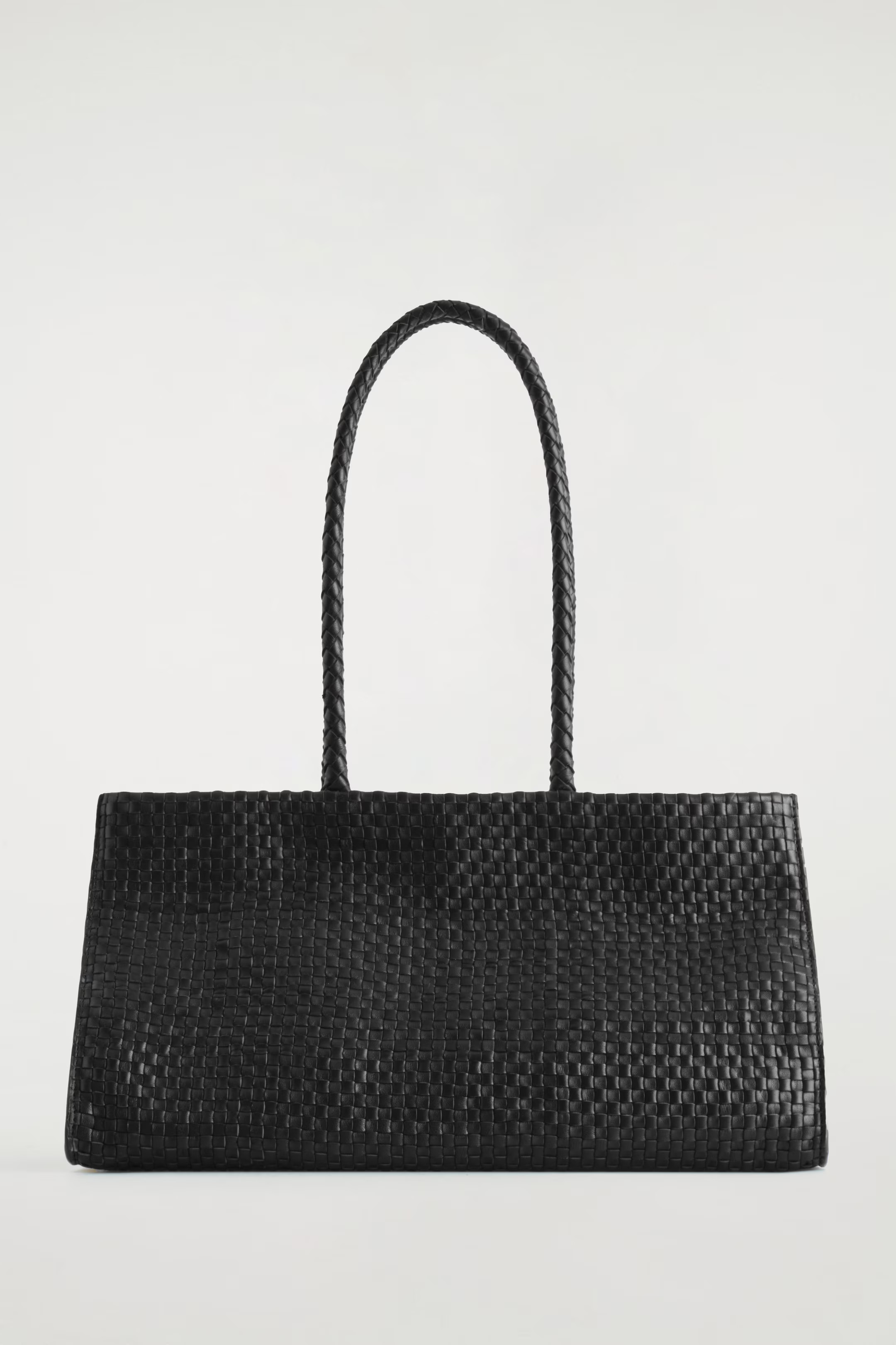 GALLERY HANDGEFLOCHTENE TOTE BAG - LEDER - SCHWARZ | COS | COS (EU)