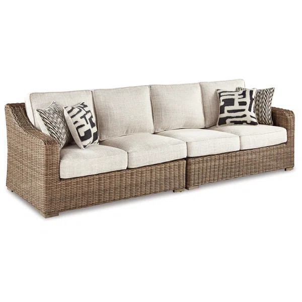 Beachcroft 2-Piece Outdoor Loveseat with Cushion | Wayfair North America
