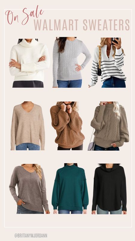Walmart Sweaters On Sale #walmart #walmartfashion #walmartsweater #walmartsale #sweater #fashion #outfit #ootd #winter #winterfashion

#LTKsalealert #LTKstyletip #LTKSeasonal
