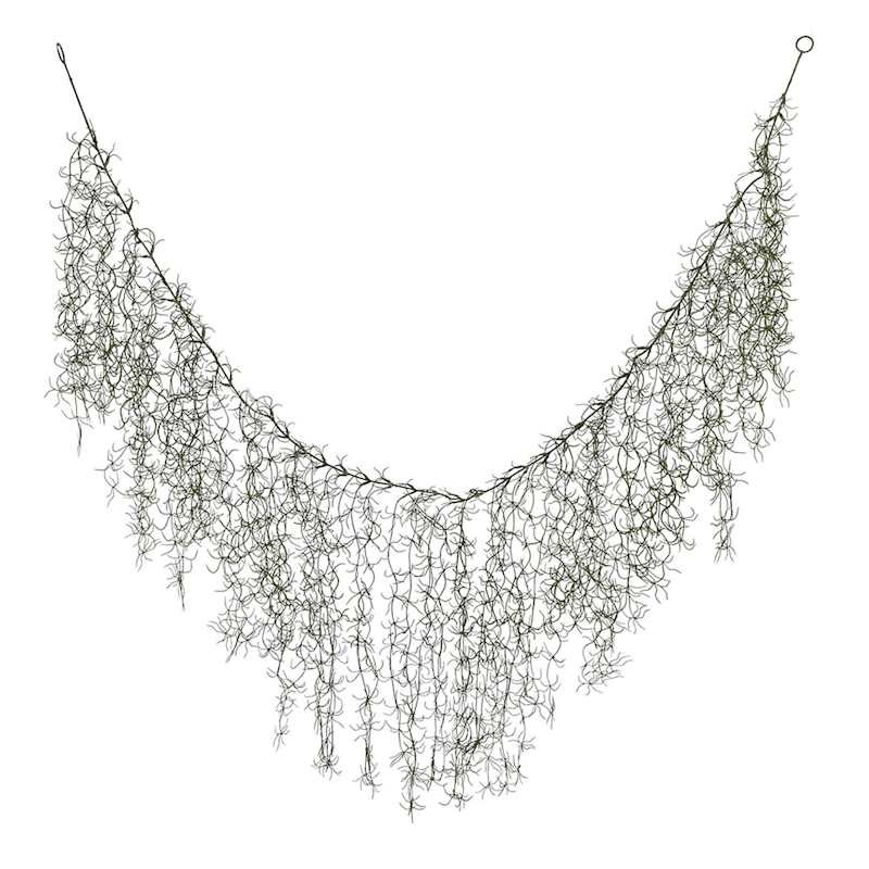 Green Hanging Moss Garland, 72" | At Home