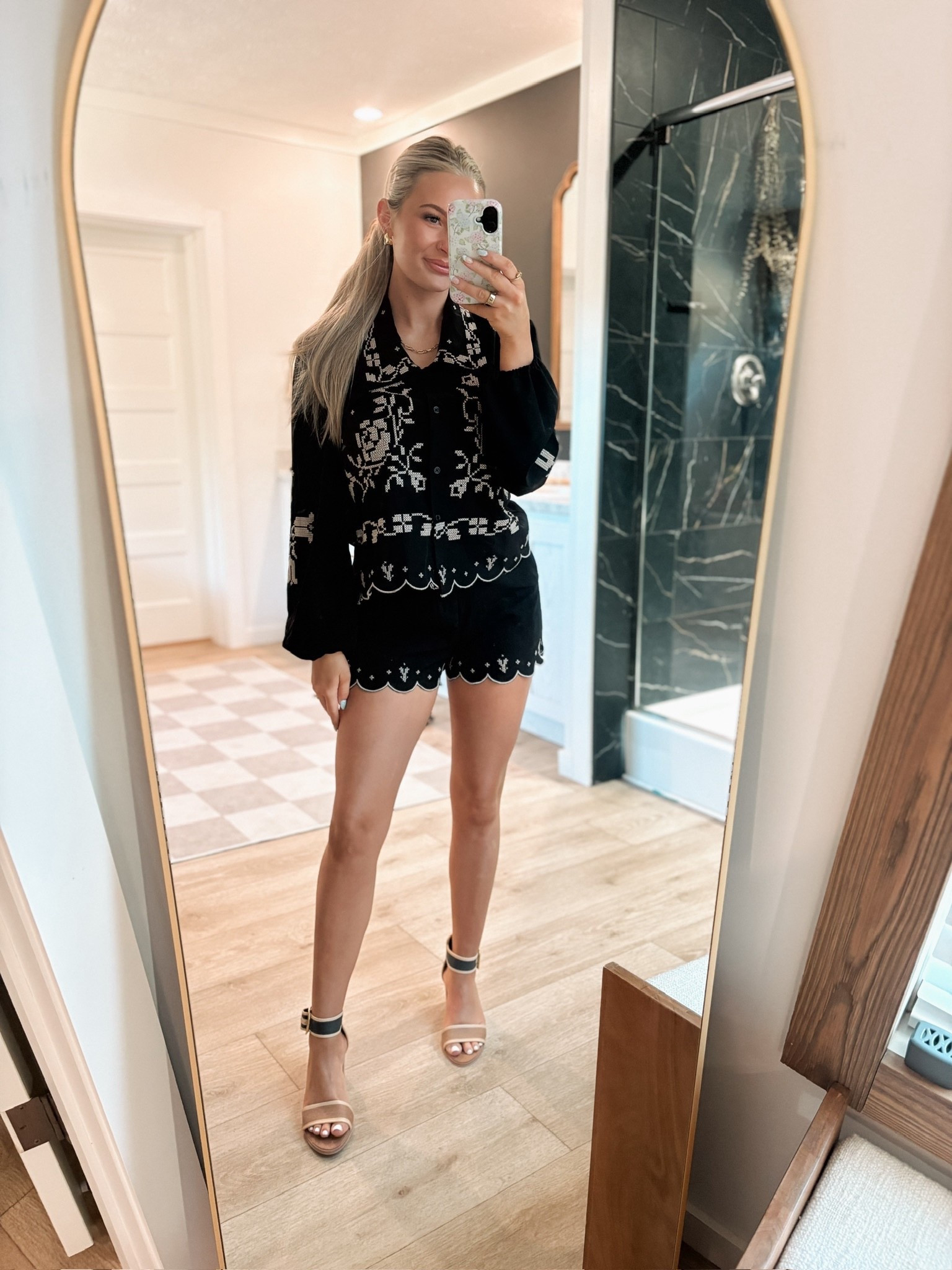 Would be a cute Easter outfit! I’ve also been using a banana clip ever since taking my extensions out and I love how it looks!

#LTKSeasonal #LTKootd