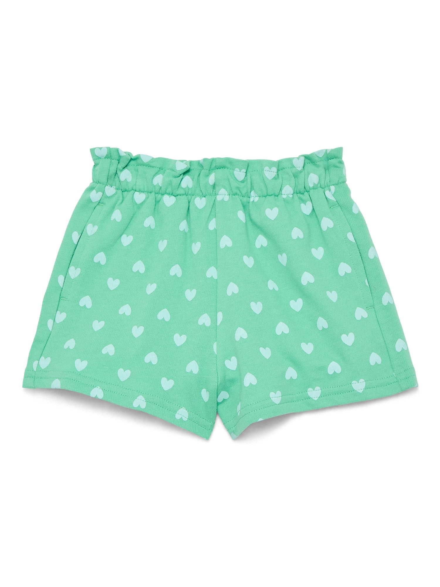 Wonder Nation Toddler Girls Pull On Knit Shorts, Sizes 18M-5T | Walmart (US)