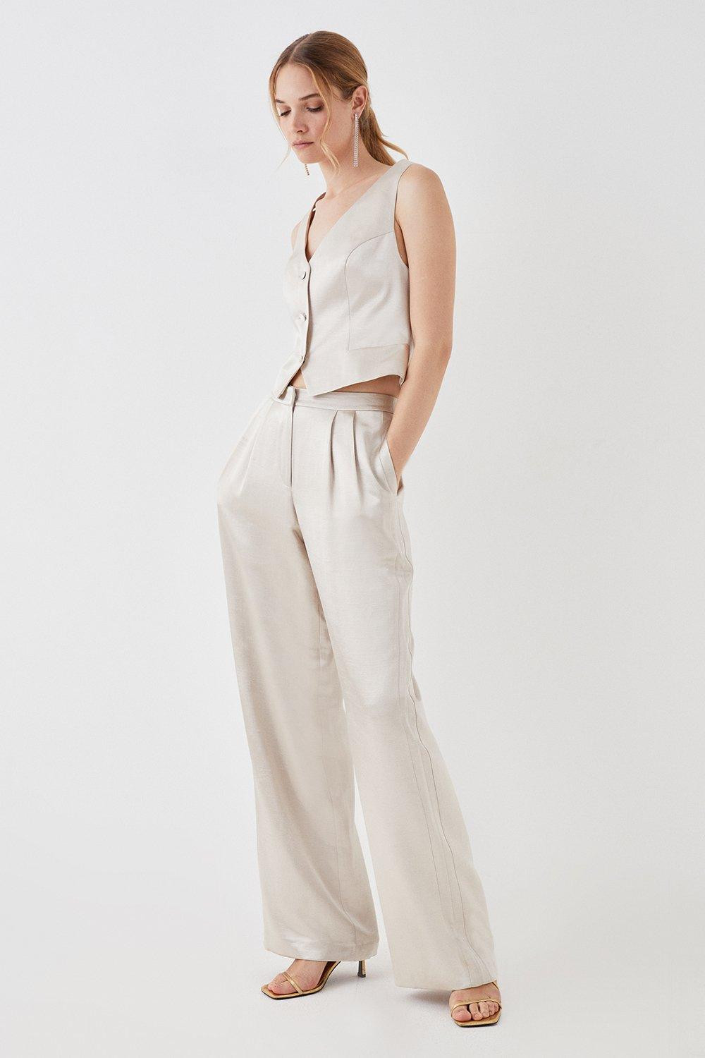 Premium Metallic Side Panel Trousers | Coast UK & IE