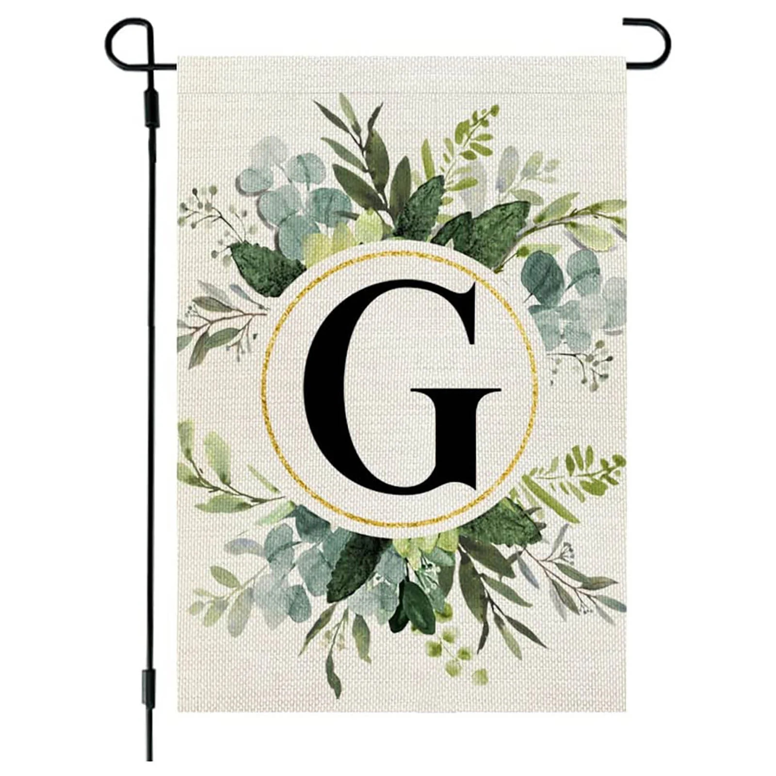 Holloyiver Garden Flag Monogram Letter G Family Last Name 11.8x17.7 Inch Double Sided Yard Flag f... | Walmart (US)