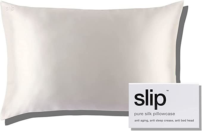 Slip Queen Silk Pillow Cases - 100% Pure 22 Momme Mulberry Silk Pillowcase for Hair and Skin - Qu... | Amazon (US)