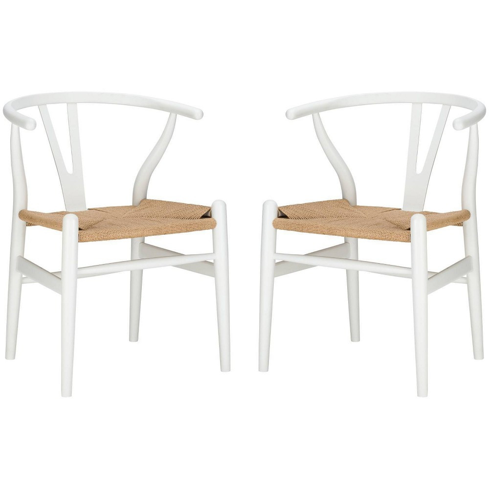 Set of 2 Alexa Weave Chair White - Poly & Bark | Target
