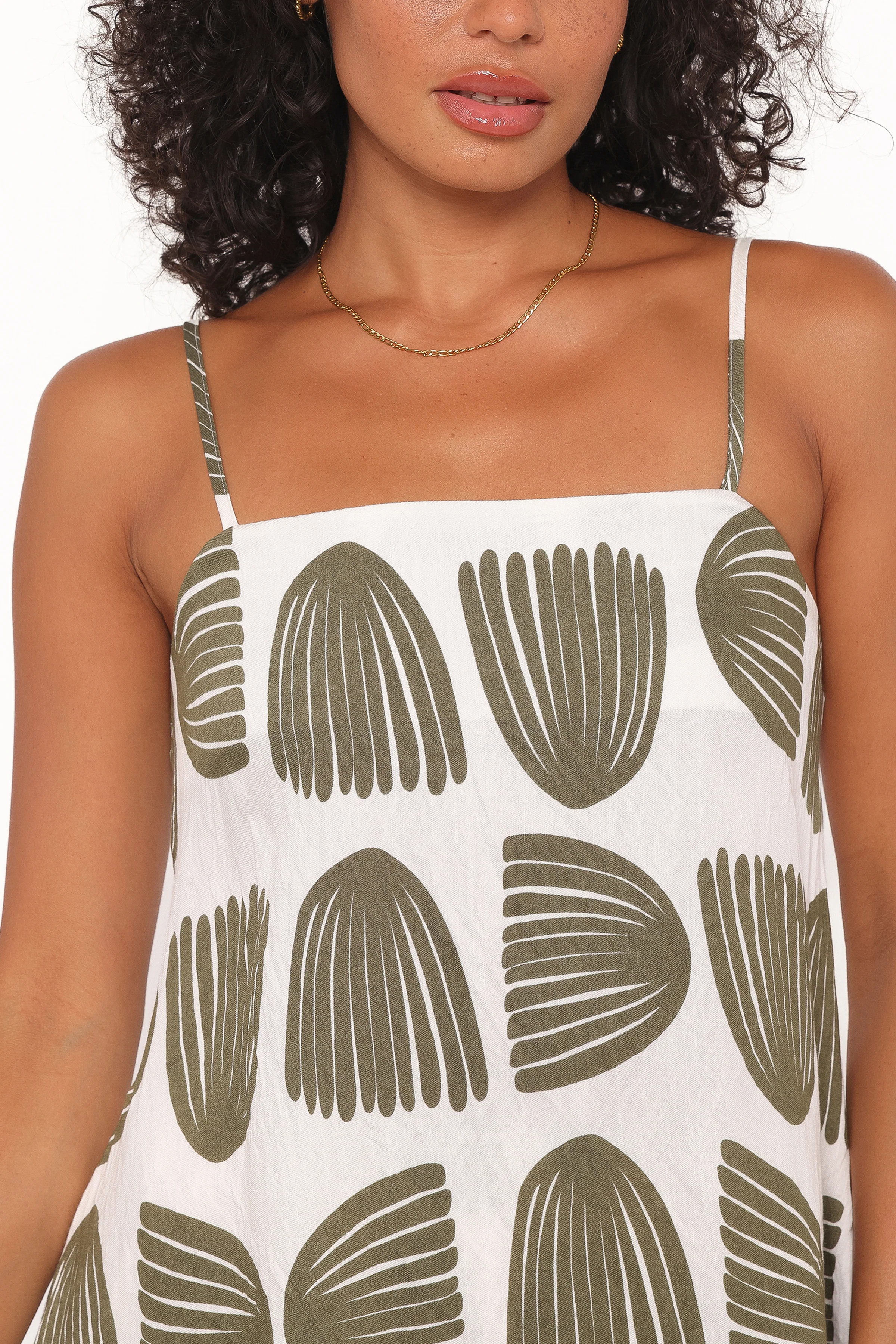 Brianna Pant Set - Green Palm Print | Petal & Pup (US)