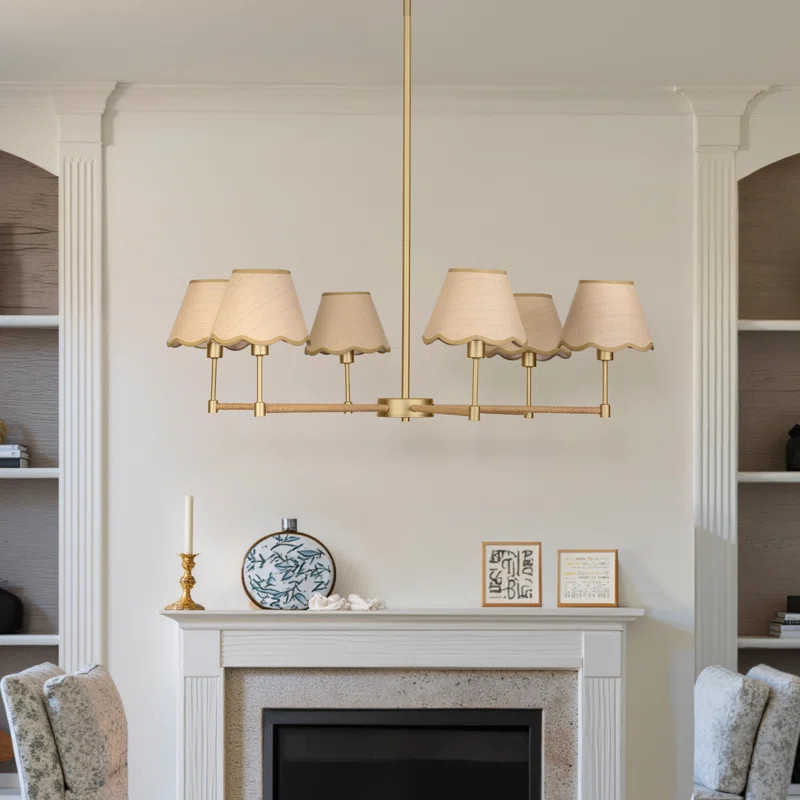Aarzo 6 - Light Dimmable Classic / Traditional Chandelier | Wayfair North America