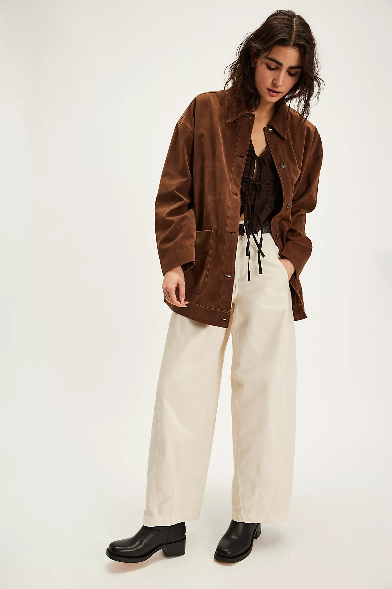 We The Free Avery Vegan Suede Jacket | Free People (Global - UK&FR Excluded)