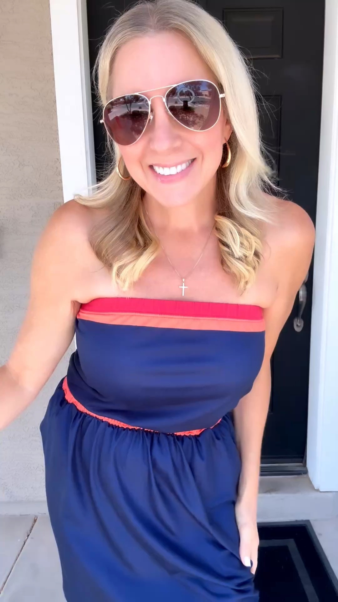 Vacation is over but romper season is still on! Traded warm humidity for dry heat! Needed something comfy and cool for a day of unpacking & errands. Wearing my usual size S in this romper, which is on SALE for $25 @amazon!