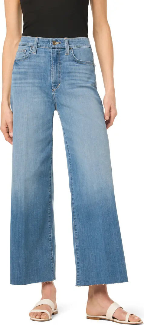 Joe's Wide Leg Ankle Crop Raw Hem Jeans | Nordstromrack | Nordstrom Rack