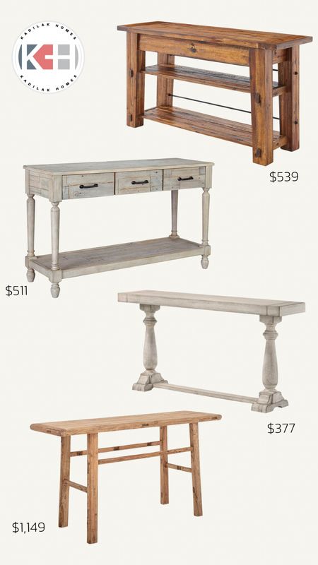 Beautiful rustic style console tables from Amazon that we love

#LTKhome