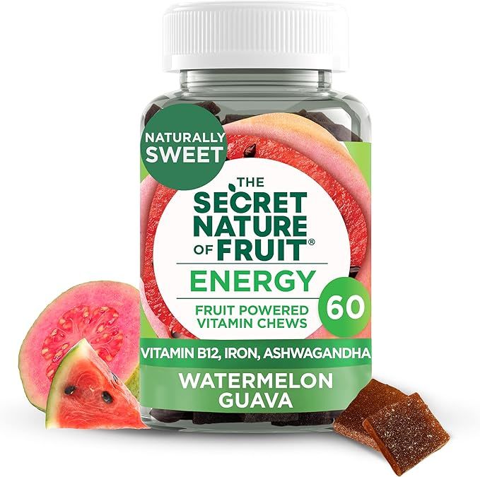 The Secret Nature of Fruit Energy Chews, Real Fruit Powered Vitamin Chews with Vitamin B12, Iron,... | Amazon (US)