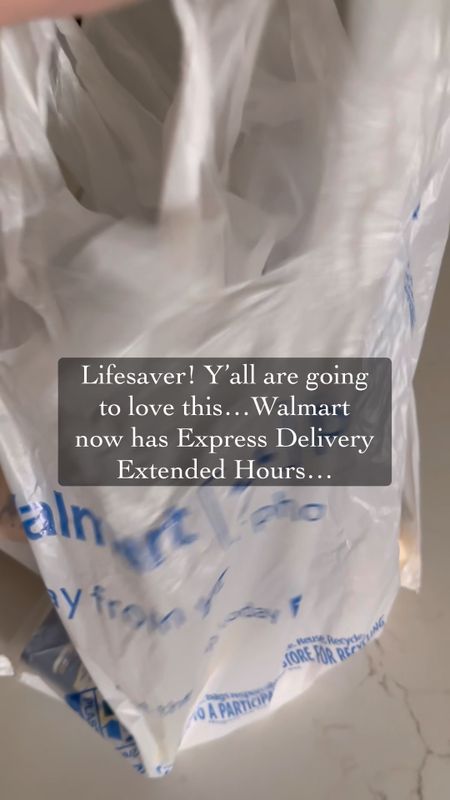 @Walmart customers can now order GM and food at Walmart as late as 9:30pm and get items by 10pm with Express Delivery Extended Hours! 

Order everything you need for breakfast the next day, items for school lunches you may have run out of or items for when you and your family are sick and don’t want to leave the house! 


#Walmartpartner #WalmartGrocery #WelcomeToYourWalmart #WalmartFinds #IYWYK


#LTKkids #LTKhome #LTKfamily
