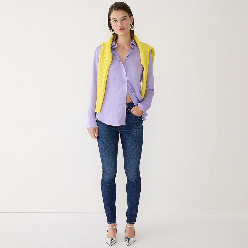 10" high-rise toothpick jean in Juniper washItem BK399 | J. Crew US