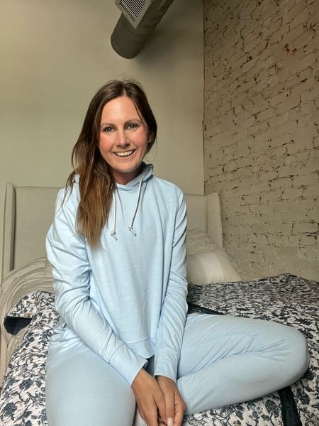 The coziest loungewear by Rhoback. I wore these every morning at the beach .. they are so soft. Perfect to sip cup of coffee on a front porch.

Baby blue hoodie and joggers
Athleisure 


Follow my shop @clairecumbee on the @shop.LTK app to shop this post and get my exclusive app-only content!

#liketkit #LTKU #LTKover40 #LTKmidsize
@shop.ltk
https://liketk.it/4Ezgi
