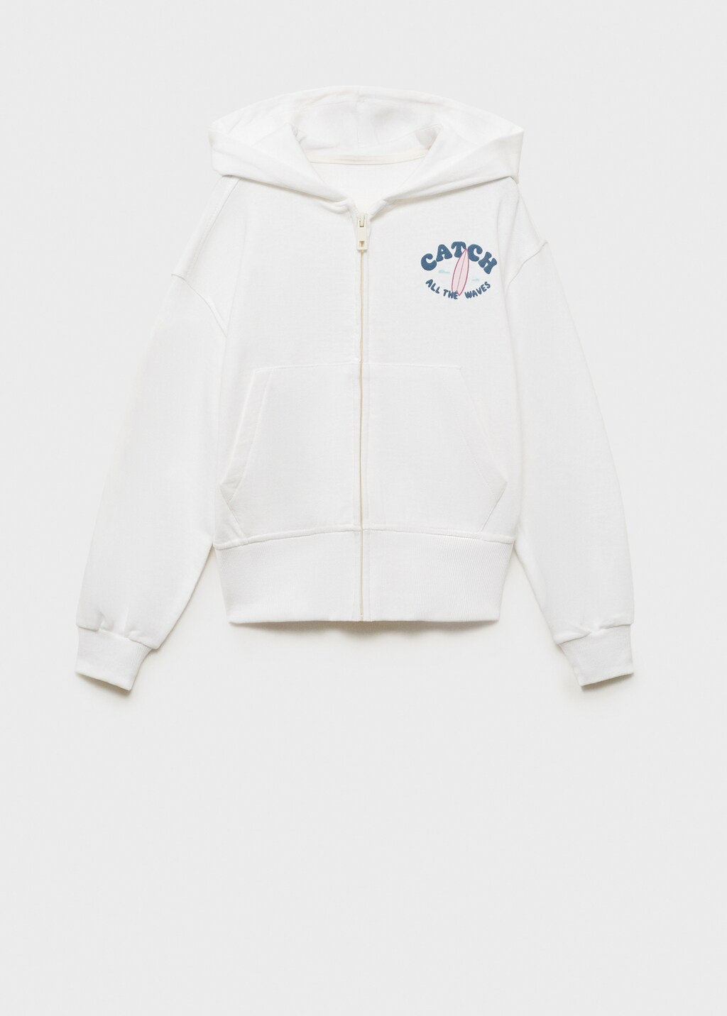 Kapuzen-Sweatshirt mit aufgedrucktem Schriftzug - Kinder | MANGO Österreich | Mango EU