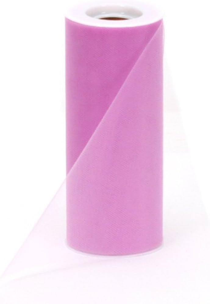 Offray Tulle Craft Ribbon, 6-Inch by 25-Yard Spool, Lavender | Amazon (US)