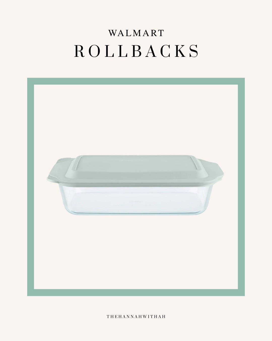 This color + the rollback price = the perfect addition to your bakeware collection (because who doesn’t need more Pyrex 😉