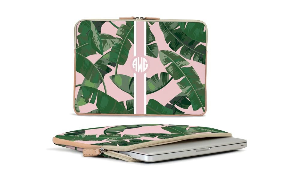 Buchanan 13'' Laptop Case - Monogram Stripe | Barrington Gifts